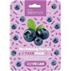 Idc Institute Maschera Viso Vegana ai Frutti Rossi 1 pz Maschera