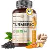 maxmedix Capsule di curcuma biologica ad alto dosaggio 365 St