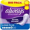 Always Discreet Inkontinenzeinlagen Für Frauen Long Plus 20 Stück 20 S