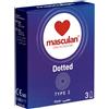Masculan *Typ 2* (dotted) 3 pz Preservativi