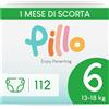 Pillo Pannolini Pillo Taglia 6 XL 13-18 Kg 112 St