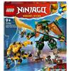 LEGO NINJAGO 71794 Team Mech Ninja di Lloyd e Arin, Set con 2 Action F