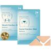 APRICOT Set Anti-Aging 2 pezzi - Mini Patch per Bocca e Viso 48 pz Pad