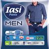 IASI Pants MEN, 12 Boxer Assorbenti monouso per Perdite Urinarie, Tagl