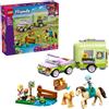 Lego Friends 42695 - Rimorchio per cavallo e puledro