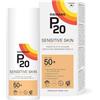 P20 Crema Solare SPF50+ per Pelle Sensibile, Protezione Fino a 10 Ore, Ultra Resistente all'Acqua, Protezione UVA Potenziata, Senza Profumo e Alcool, Dermatologicamente Testata, 200 ml