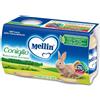 Mellin Omogenizzato Coniglio 2x120 g Pappa