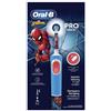 Oral B Spiderman Spazzolino Elettrico Bambini 3+ Anni Modalità Delicata Con Testina