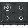 Smeg SRV864AOGH piano cottura Incasso Gas 4 fuochi 59.5 cmAntracite