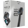 GoPro MAX2 Bundle Videocamera 360. True 8K con Palo Prolunga, 2 Batterie Enduro e SD 64GB