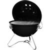 Weber Smokey Joe Barbecue Kettle Carbone combustibile Nero