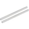 QUARKZMAN 2Pcs Perno Manopola Porta, Barra di Ricambio Maniglia Porta, Parti di Ricambio Maniglia Porta Mandrino Porta da 140 x 7mm, Argento