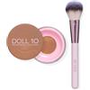 Doll10 Bronzer opaco in polvere (6g) con pennello