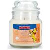 HARIBO Candela profumata Haribo Vanilla Waffle Cream cialde con panna montata , candela in vetro 85gr