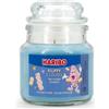 HARIBO Candela profumata Haribo Fluffy Clouds, candela in vetro 85gr