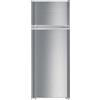 LIEBHERR FRIGORIFERO DOPPIA PORTA LIEBHERR CTele 2531 001 26, Capacità netta totale 234 l, Rumorosità: 37 dB(A), 3 ripiani, Dimensioni: L 55 cm A 140,1 P 63 cm, Silver, Classe E