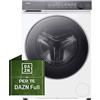 HAIER HWD100-B14367UIT LAVASCIUGA, Caricamento frontale, capacità lavaggio 10 kg, asciugatura 6 14 programmi, Profondità 59,8 cm, Giri 1400 rpm, Bianco, Nero, Classe D, Abbonamento DAZN Full mesi incluso