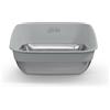Litter Genie LitterLocker by Litter Genie® Cassetta igienica per gatti, Platinum - acciaio inox / grigio