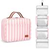 Bosidu Borsa da toilette da donna Borsa da toilette da viaggio per donne Organizer da viaggio per articoli da toeletta da viaggio, Rosa, Moda