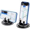 Saumoker Porta Cellulare Auto [Silicone Antiscivolo] 360 Gradi di Rotazione Supporto Telefono Auto Cruscotto, Portatelefono da Automobile Universale per Smartphone iPhone Samsung Huawei Xiaomi (Nero)