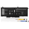 K KYUER 58Wh FK0VR 07KRV 293F1 Batteria per Dell Latitude 15 5530 7530