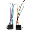 Zescyha 2 Pezzi Adattatore ISO Autoradio, Connettore ISO Autoradio 2×8 Pin, Cavo Alimentazione e Altoparlanti per Collegare Aftermarket, Connettore DIN Universale Compatibile con Fiat Opel Ford Renault Altri