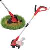 Avilia - Decespugliatore Elettrico 550W con Asta Telescopica Regolabile e Doppia Linea di Taglio, Impugnatura Soft Touch per Giardino Ordinato e Rifiniture Precise