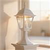 Paletto Lampione Vintage 40cm E27 IP54 Bianco - Serie Alfieri