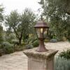 Paletto Lampione Vintage 40cm E27 IP54 Corten - Serie Alfieri