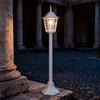 Paletto Lanterna Vintage 100cm E27 IP54 Bianco - Serie Tosca