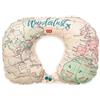 Legami - Cuscino Gonfiabile da Viaggio, Chiusura a 2 Bottoni, Comodo, Ergonomico, Facile da gonfiare e sgonfiare, Custodia con Moschettone, in Poliestere, 36.5 x 23 cm