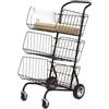 M-Office Selene Carrito De Correspondencia Compuesto por 3 Cestas De 10 Kg De Capacidad Cada Una,