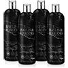 Baylis & Harding BHELBWDA Bagnoschiuma Elements, Ambra Scura e Fico, 500 ml (Confezione da 4) Vegan Friendly