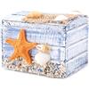 FTVOGUE - Portagioie in legno stile mediterraneo (stella marina) per matrimoni, feste, dolcetti, caramelle, mini regali, set da cucito per cosmetici