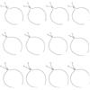 UNICRAFTALE 12 pz 3 Taglie 4-9 Pollici Bracciali con Cursore Regolabile Catene Estensibili con estremità A Sfera Bracciale in Acciaio Inossidabile Fabbricazione di Colore Acciaio Inossidabile