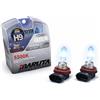 MARUTA SUPER WHITE H9 12V 65W lampadina alogena per fari, abbaglianti, fendinebbia, luci di marcia diurna, effetto xeno 5500K, lampadina a gas xeno di lunga durata con vetro al quarzo di alta qualità