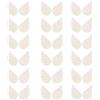 PATIKIL 18Pcs Ali da Angelo per Artigianato, Piccole Ali da Angelo con Glitter Bianche Decorazione Ali in Tessuto Toppe da Cucire per Zaini Vestiti DIY Artigianato Accessori (3.4 inch)