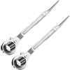 BAIFULAI 2 cricchetti per ponteggi, chiave per ponteggio, 19/22 mm, cricchetto reversibile a destra/sinistra in CR-V, cricchetto per ponteggi con fosfatazione nera resistente alla corrosione