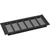QUARKZMAN 1pz Rettangolare Ventilazione Griglia Alluminio Lega Rete Aria Sfiato Copertura Persiana Ventilazione Copertura per Armadio Guardaroba Scarpa Armadio, 250x100mm/9,84x3,94