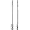 QUARKZMAN 2pz H3,0 Chiavi a Brugola per Punte da Trapano 3mm Punte Metriche Piane 1/4 Attacco Esagonale 200mm (8) Punta Cacciavite Esagonali Magnetico Lungo Industriale per Viti