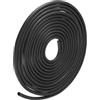 METALLIXITY Schiuma Gomma Meteo Guarnizione Striscia (5mm Diametro x 6m Lunghezza) 1pz, EPDM Gomma Rotondo Sigillo Striscia - per Casa Riparazione, Porta, Nero