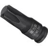 CoCud Bussola per Punta Torx Impatto, Attacco Quadro T55 1/4 Lunghezza 35mm, Punta Stella Design Smusso CR-MO Punta Stella 6 Punte per Riparazioni Automobilistiche