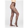 Calzedonia Collant A Rete Floreale Marrone