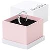 PANDORA Passions Anello con stelle in argento Sterling con zirconi cubici trasparenti, 48
