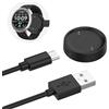 Ermorgen Caricatore USB C Compatibile con Amazfit Active 2 / Amazfit Bip 6 Cavo di Ricarica da 100 cm di Ricambio per Stazione di Ricarica per Amazfit Active2, bip6 - Nero