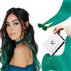 RUNATURE Extension Capelli Veri Cheratina Teal 25 Ciocche 25g 45cm
