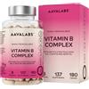 Aavalabs Vitamina B Complex Vegano | Ad alto dosaggio, con B12, B6, B1