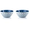 Guzzini - LE MURRINE -Set 2 ciotoline celeste/blu