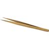 Huairdum Pinzette di Precisione Pinzette Antimagnetiche Lunga Durata per gli Orologi dei PC (d'oro)