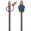 Magnum Brands Group Harry Potter Hogwarts Ravenclaw sciarpa USB cavo di ricarica del telefono